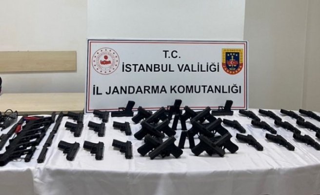 İstanbul'da yasa dışı silah imalathanesi operasyonunda 2 kişi tutuklandı