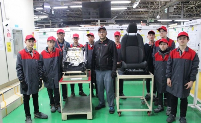 Toyota Boshoku fabrikasında meslek liselilere eğitim