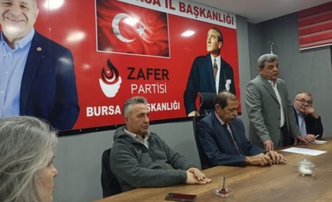 Zafer Partisi Bursa'da yeni İl Başkanı belli oldu