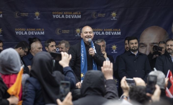 Bakan Süleyman Soylu, Kağıthane'de mahalle sakinleriyle buluşmasında konuştu: