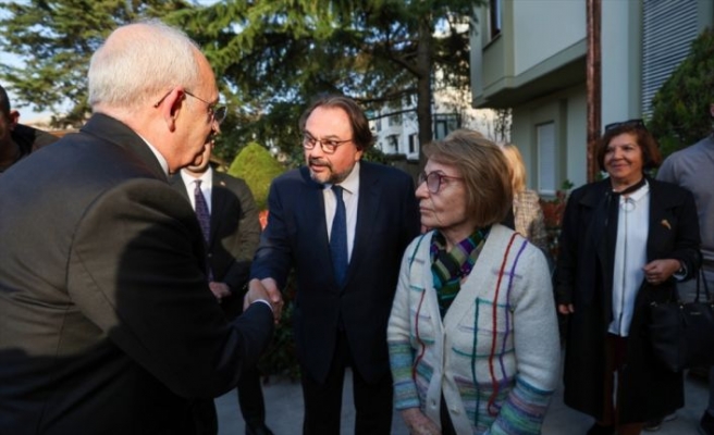 CHP Genel Başkanı Kılıçdaroğlu Ersin Arıoğlu'nun ailesine taziye ziyaretinde bulundu