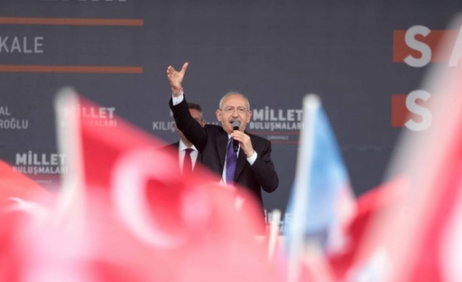 Cumhurbaşkanı adayı Kılıçdaroğlu Çanakkale'de “Millet Buluşması“nda konuştu