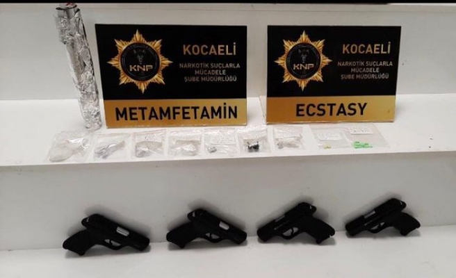 Kocaeli'de uyuşturucu operasyonlarında yakalanan 4 zanlı tutuklandı