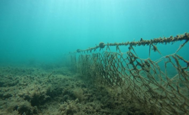 Balıkesir'de 3 yılda denizlerden 50 bin metrekare “hayalet ağ“ toplandı