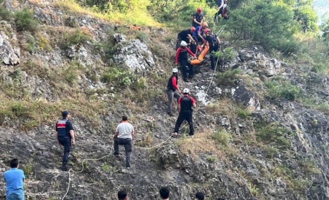 Kocaeli'de tırmanış yaparken düşen kişi yaralandı
