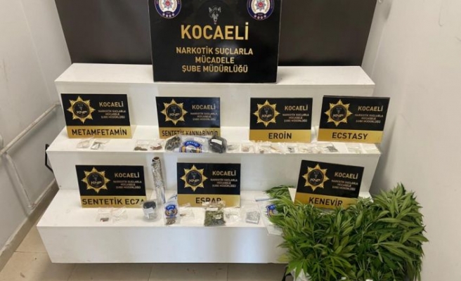 Kocaeli'de uyuşturucu operasyonunda 23 zanlı yakalandı