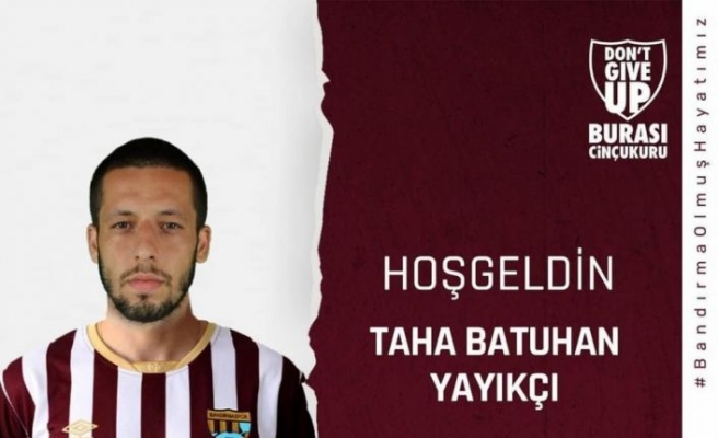 Bandırmaspor, Taha Batuhan Yayıkcı ile 3 yıllık sözleşme imzaladı