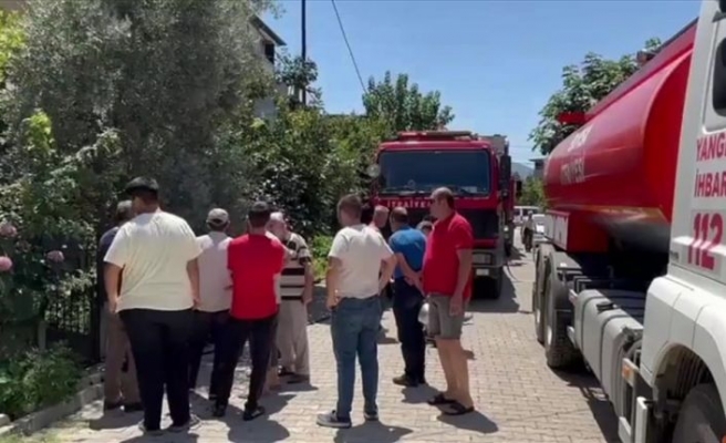 Bursa'da yangından etkilenen üç çocuk hastaneye kaldırıldı