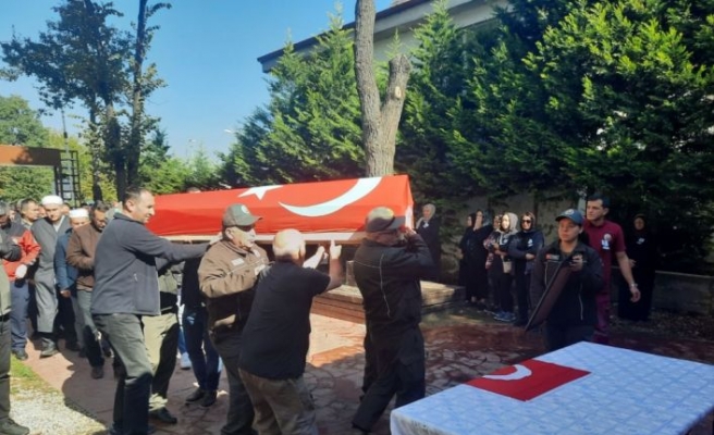Kocaeli'de arazözün devrilmesi sonucu ölen orman işçisinin cenazesi defnedildi