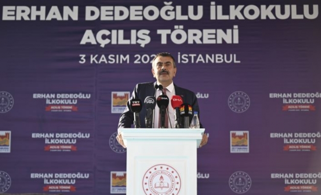Milli Eğitim Bakanı Tekin, Zeytinburnu'ndaki okul açılışında konuştu: