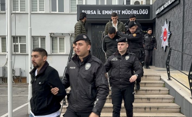 Bursa merkezli hırsızlık operasyonunda 13 şüpheli yakalandı