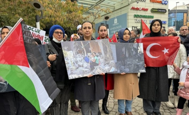 Tekirdağ ve Kırklareli'nde İsrail'in Gazze'ye yönelik saldırıları protesto edildi