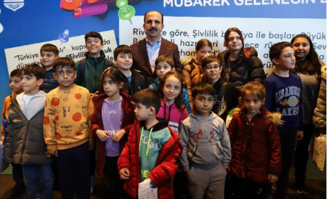 Konya'da çocuklara şivlilik sürprizi