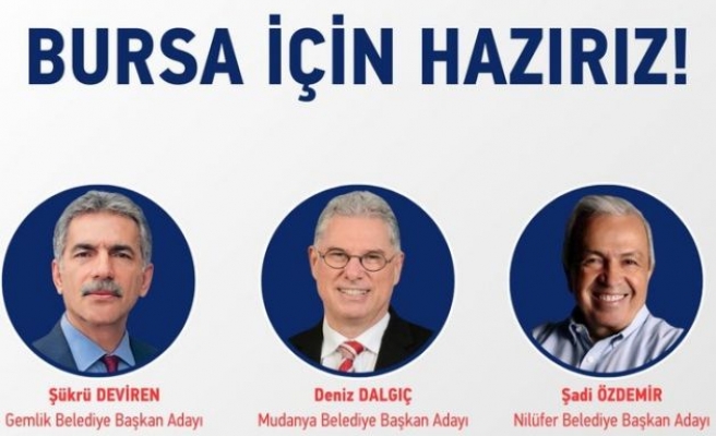 CHP Bursa'da DEPREM! 3 Belediye Başkanı da değişti