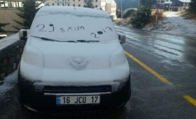 29 Ekim’de Uludağ’da kar sürprizi