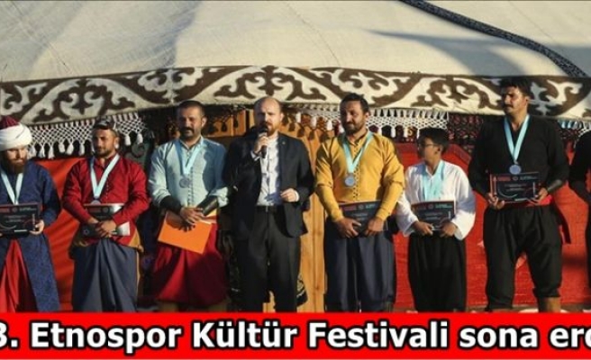 3. Etnospor Kültür Festivali sona erdi