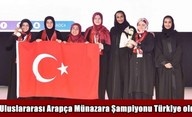 4. Uluslararası Arapça Münazara Şampiyonu Türkiye oldu