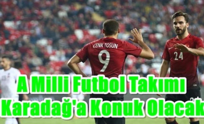 A Milli Futbol Takımı Karadağ'a konuk olacak