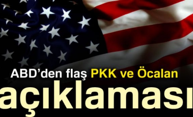 ABD Büyükelçiliği'nden PKK ve Öcalan açıklaması