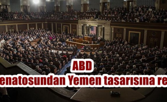 ABD Senatosundan Yemen tasarısına ret