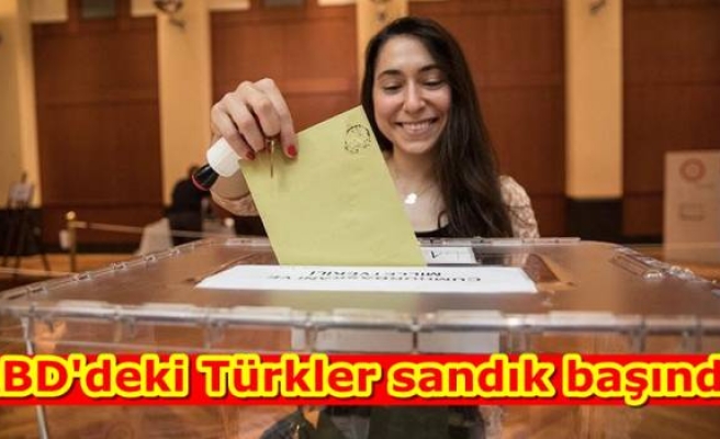 ABD'deki Türkler sandık başında