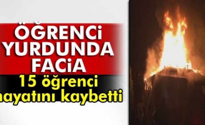 Adana’da kız öğrenci yurdunda yangın: 15 öğrenci hayatını kaybetti