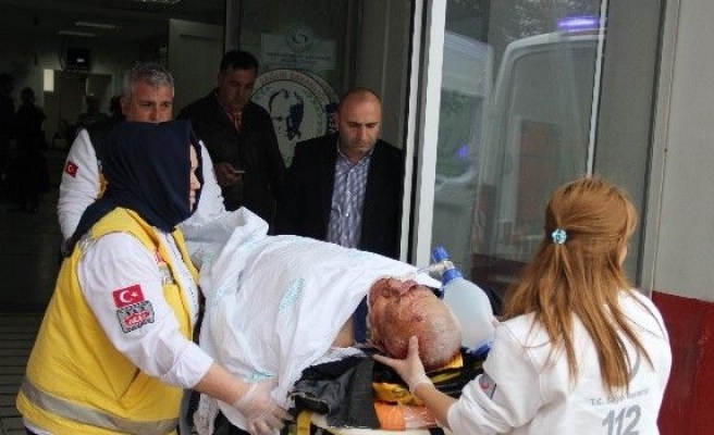 AK Parti Ladik İlçe Başkanı Kaza Yaptı: 1 Yaralı