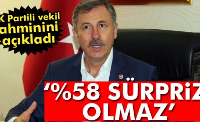 AK Partili Özdağ Açıkladı: %58 Sürpriz Olmaz