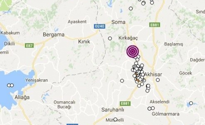 Akhisar’da 3.8 şiddetinde deprem meydana geldi