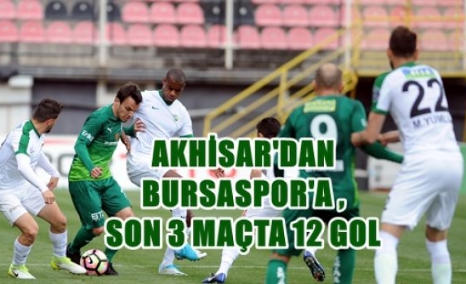  Akhisar'dan Bursaspor'a Son 3 Maçta 12 Gol