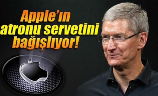 Apple’ın patronu Tim Cook servetini bağışlıyor