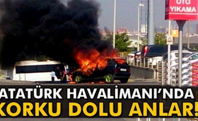 Atatürk Havalimanı’nda yangın paniği