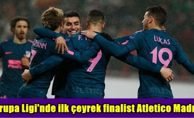 Avrupa Ligi'nde ilk çeyrek finalist Atletico Madrid