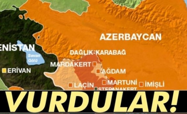 Azerbaycan, Ermenistan’ın zırhlı araçlarını vurdu