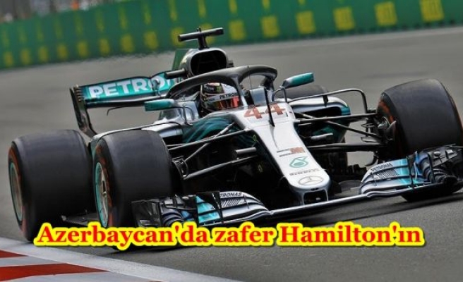 Azerbaycan'da zafer Hamilton'ın