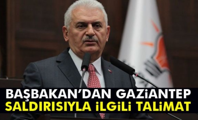 Başbakan Yıldrım, Gaziantep’te gerçekleşen terör saldırısı hakkında bilgi aldı