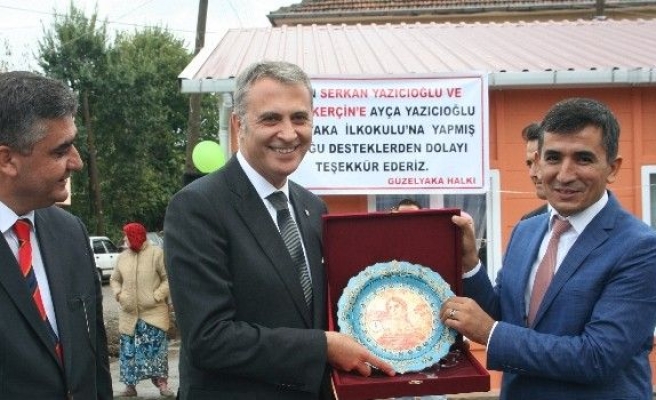 Beşiktaş Spor Kulübü Başkanı Orman, Zonguldak’ta Okul Açılışına Katıldı