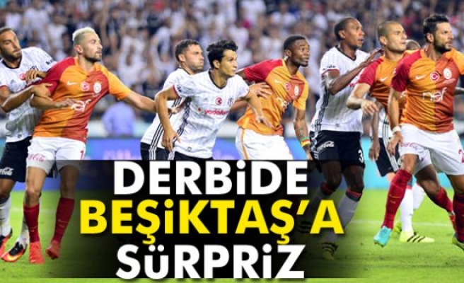 Beşiktaş'a Galatasaray derbisinde Demba Ba sürprizi