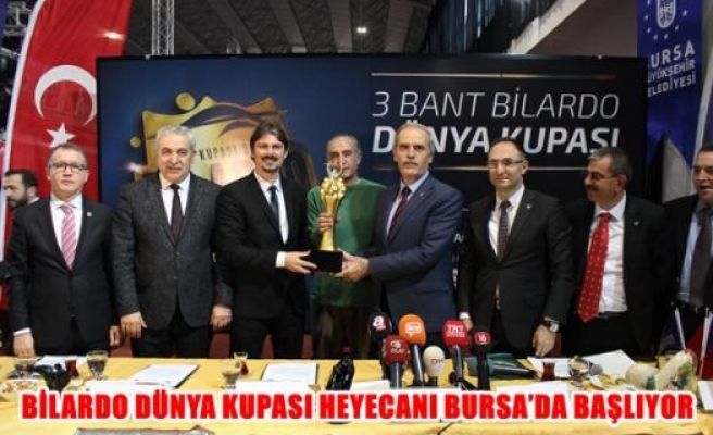 Bilardo Dünya Kupası Heyecanı Bursa'da Başlıyor