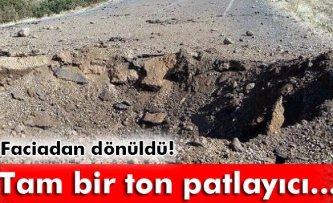 Bitlis’te bir ton patlayıcı imha edildi