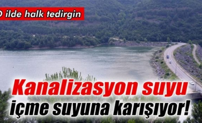 Bursa'da kanalizasyon suyu içme suyuna karışıyor