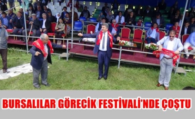 Bursalılar görecik festivalinde çoştu
