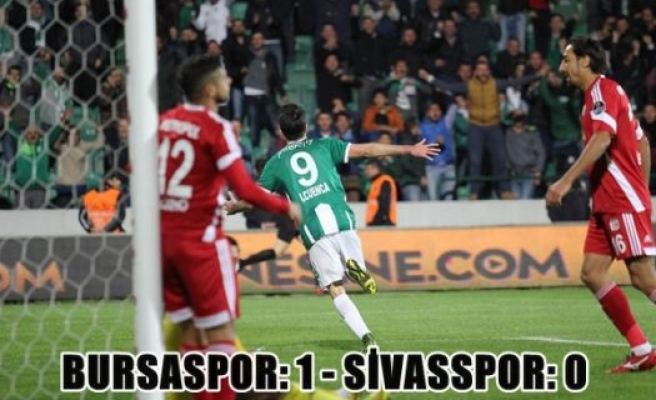 Bursaspor :  1 - Sivasspor :0 