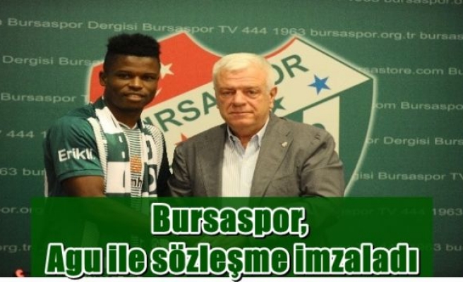 Bursaspor, Agu ile sözleşme imzaladı