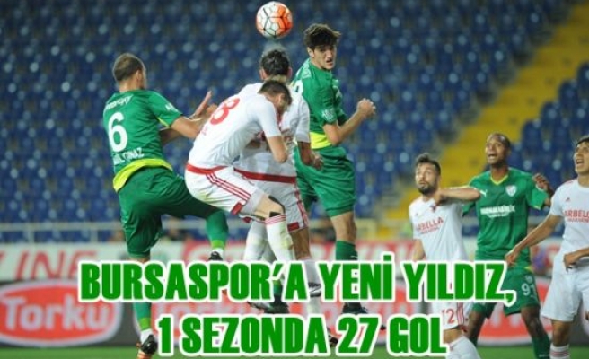 Bursaspor'a Yeni Yıldız, 1 Sezonda 27 Gol