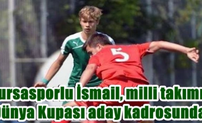  Bursasporlu İsmail, milli takımın Dünya Kupası aday kadrosunda