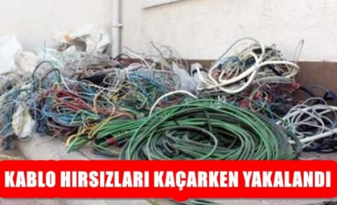 Büyükorhan'da Kablo Hırsızları Kaçarken Yakalandı