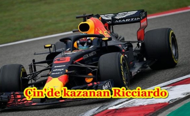 Çin'de kazanan Ricciardo