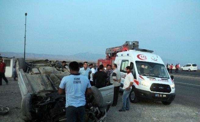 Cizre’de Trafik Kazası: 2 Yaralı