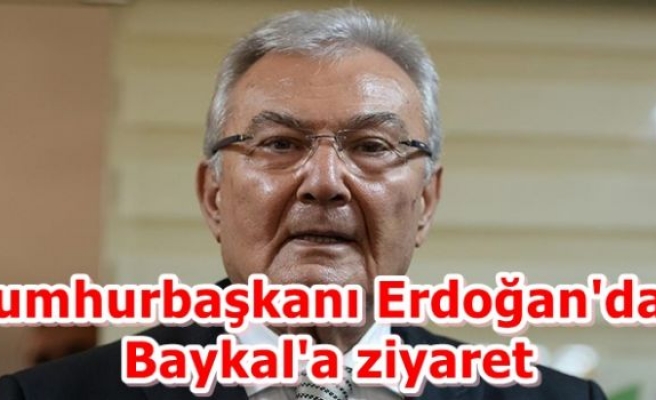Cumhurbaşkanı Erdoğan'dan Baykal'a ziyaret